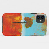 Abstract landschapsboom Kunstschilderij Verzukking Case-Mate iPhone Case (Achterkant (horizontaal))