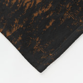 Abstract landschapsbos Bomen regenboog & vogels Fleece Deken (Hoek)