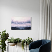 Abstract landschapskunstwerk, Dark River Canvas Afdruk