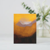 Abstract landschapsschilderen met cloud briefkaart (Staand voorkant)