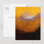 Abstract landschapsschilderen met cloud briefkaart (Voorkant / Achterkant)
