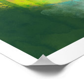 abstract landschapsschilderij poster (Hoek)