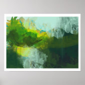abstract landschapsschilderij poster (Voorkant)