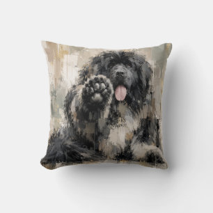 Abstract Landseer Kussen