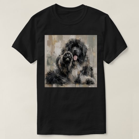 Abstract Landseer T-shirt (Design voorkant)