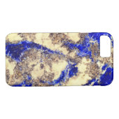 Abstract Lapis Lazuli Blauw Graniet blauw marmer Case-Mate iPhone Case (Achterkant (Horizontaal))