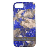 Abstract Lapis Lazuli Blue Granite Case-Mate iPhone Case (Achterkant)