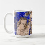 Abstract Lapis Lazuli Blue Granite Koffiemok (Links)