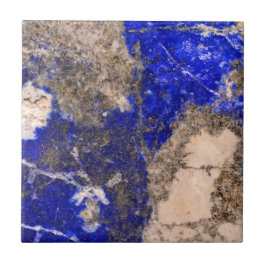 Abstract Lapis Lazuli Blue Granite Tegeltje