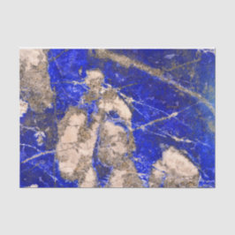 Abstract Lapis Lazuli Blue Granite Tissuepapier