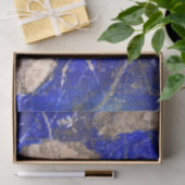 Abstract Lapis Lazuli Blue Granite Tissuepapier (Geschenk)