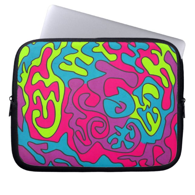 abstract laptop sleeve (Voorkant)