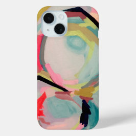 Abstract lauro-acrylverf iPhone 15 case