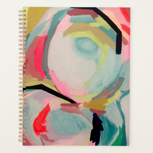 Abstract lauro-acrylverf planner (Voorkant)