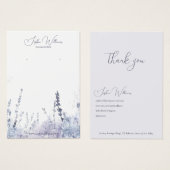 Abstract Lavander Earrings Jewelry Display Card Visitekaartje (Voorkant /achterkant)