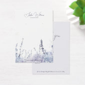 Abstract Lavander Earrings Jewelry Display Card Visitekaartje (Bureau)