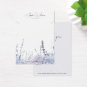 Abstract Lavander Necklace Jewelry Display Card Visitekaartje (Bureau)