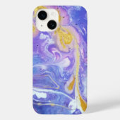 Abstract lavender en Gold Fluid Case-Mate iPhone Case (Achterkant)