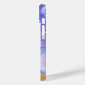 Abstract lavender en Gold Fluid Case-Mate iPhone Case (Achterkant / Links)