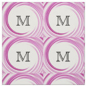 Abstract Lavender Swirl Monogram Stof (Swatch)
