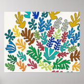 Abstract Leaves Poster (Voorkant)