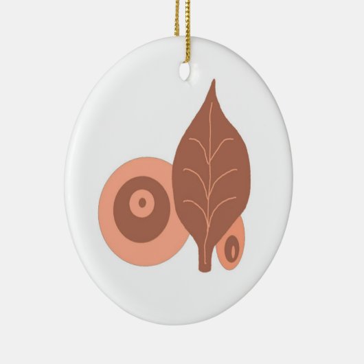 Abstract lederen design keramisch ornament (Rechts)