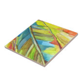 Abstract lederen design tegeltje (Zijkant)