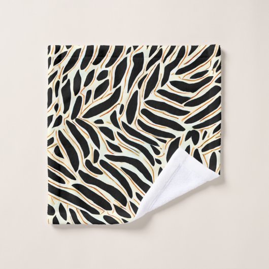 Abstract lederen patroon bad handdoek (Wasdoekje)