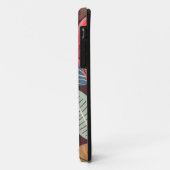 Abstract lederen patroon Case-Mate iPhone case (Achterkant/links)