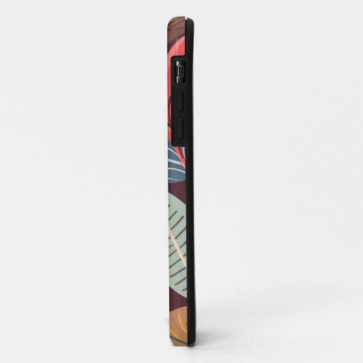 Abstract lederen patroon Case-Mate iPhone case (Achterkant/links)