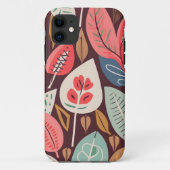 Abstract lederen patroon Case-Mate iPhone case (Achterkant)