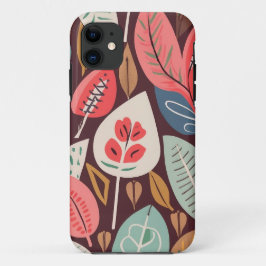 Abstract lederen patroon Case-Mate iPhone case