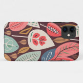 Abstract lederen patroon Case-Mate iPhone case (Achterkant (horizontaal))