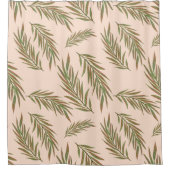 Abstract lederen patroon douchegordijn (Voorkant)