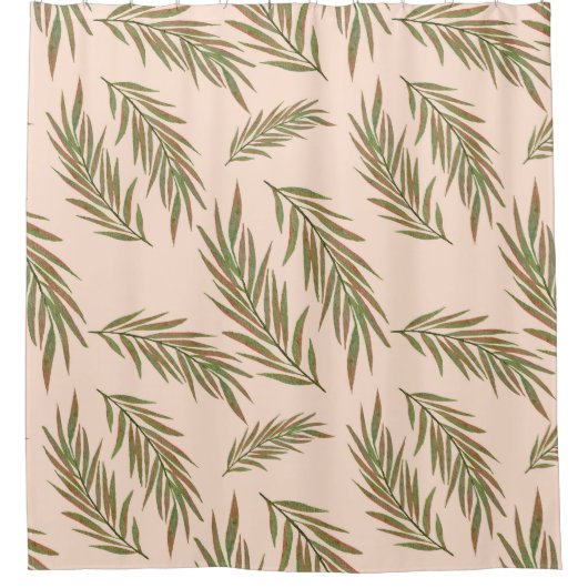 Abstract lederen patroon douchegordijn (Voorkant)