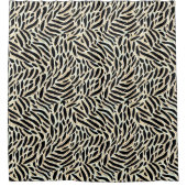 Abstract lederen patroon douchegordijn (Voorkant)