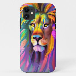 Abstract Leeuw Gezicht Mystieke Fantasy Kunst Case-Mate iPhone Case