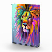 Abstract Leeuw Gezicht Mystieke Fantasy Kunst Fotoblokken (Rechts)