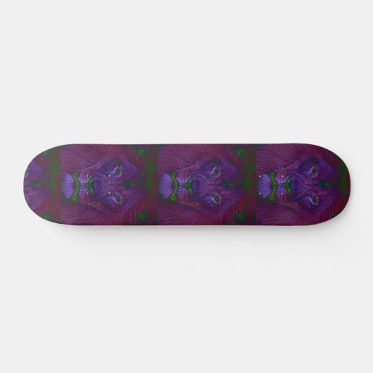 Abstract leeuwenkaartje skateboard (Horizontaal)