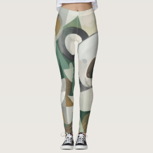 Abstract Leggings