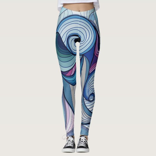 Abstract Leggings (Voorkant)