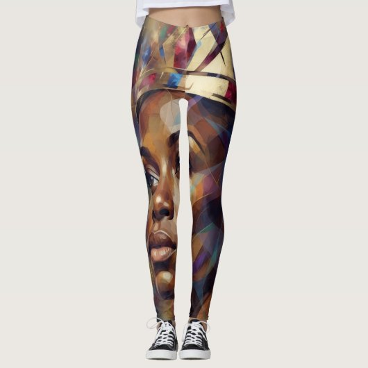 Abstract Leggings (Voorkant)