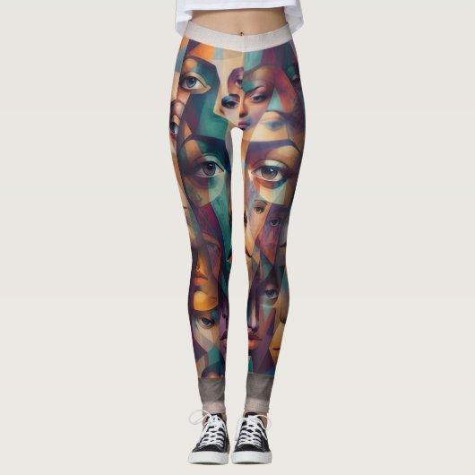 Abstract Leggings (Voorkant)