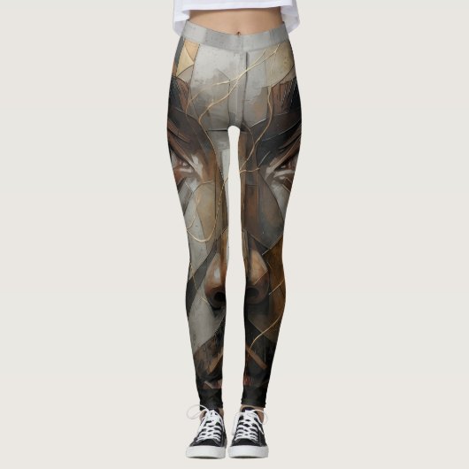 Abstract Leggings (Voorkant)