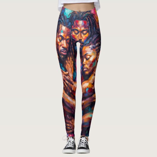 Abstract Leggings (Voorkant)