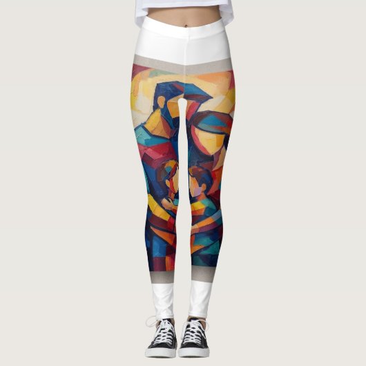 Abstract Leggings (Voorkant)