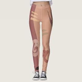 Abstract Leggings