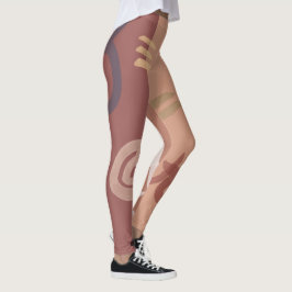 Abstract Leggings