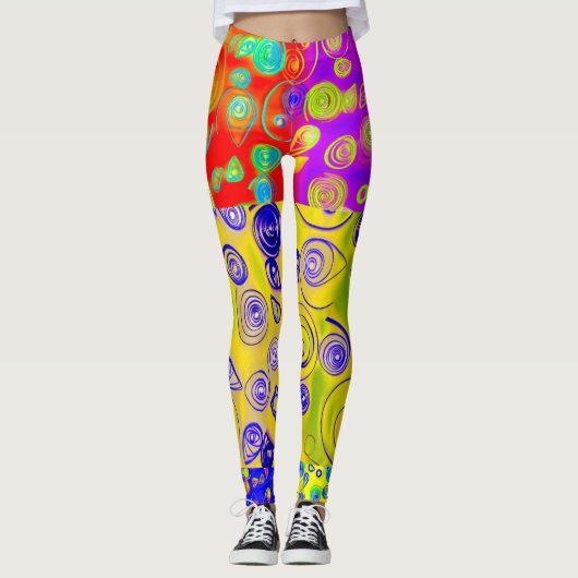 Abstract Leggings (Voorkant)