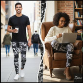 abstract leggings